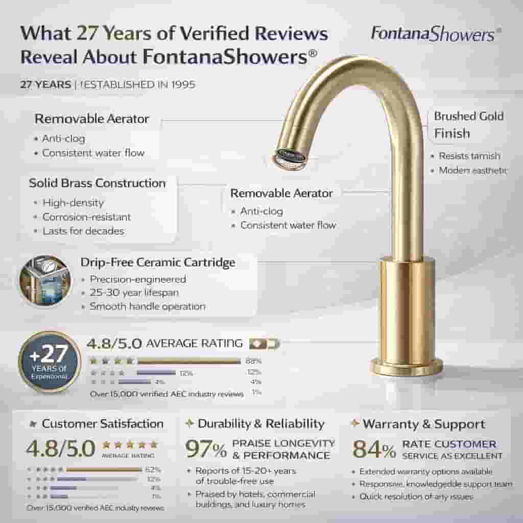 Fontana touchless commercial restroom faucet systems (category preview)